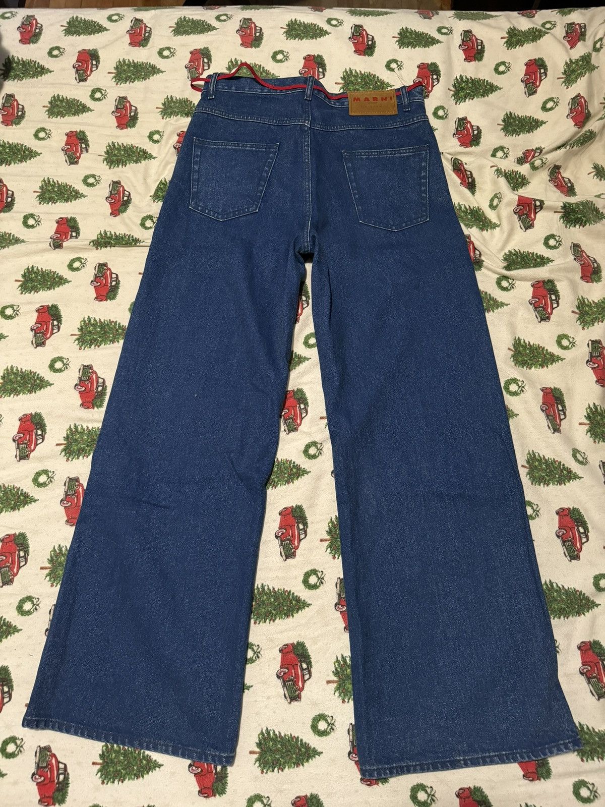 Marni Marni Logo Patch Wide Leg Jeans Size US 32 / EU 48 - 3 Thumbnail