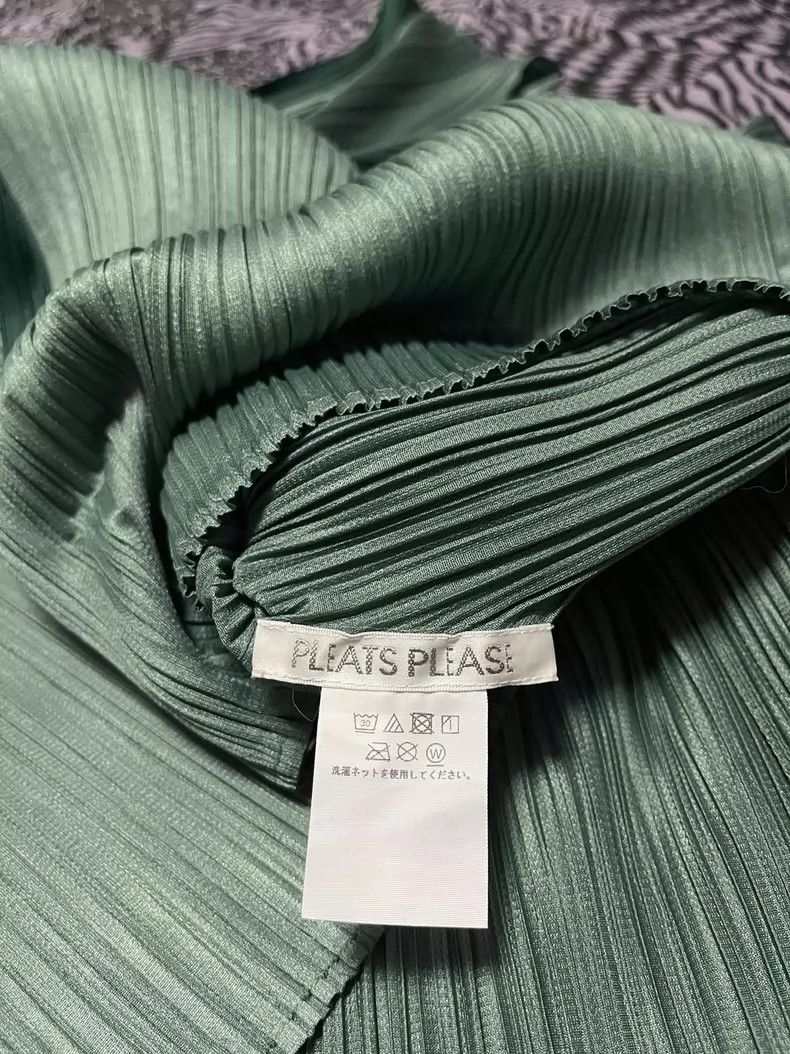 Issey Miyake Issey Miyake Green pleated vest Size L / US 10 / IT 46 - 3 Thumbnail