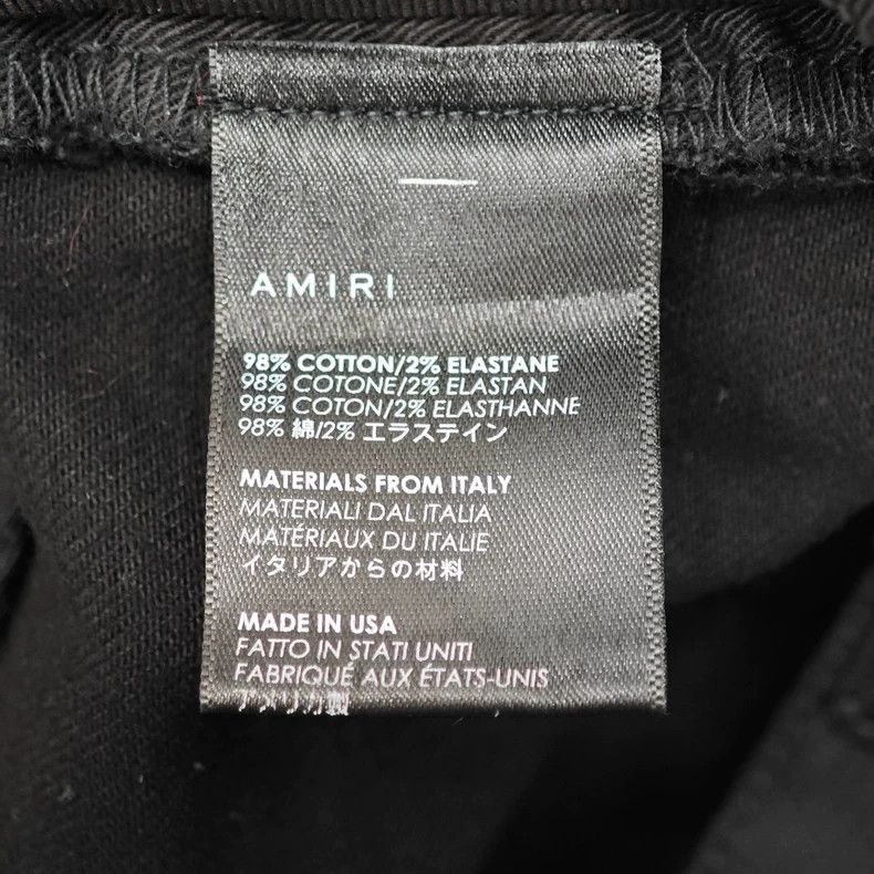 Amiri Amiri black jeans Size US 34 / EU 50 - 4 Thumbnail