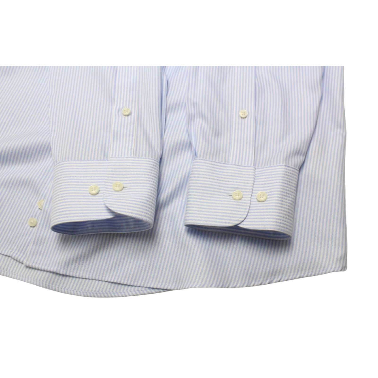 Suitsupply Suitsupply Try On Extra Slim Fit Formal Shirt 45 / 17 3/4 Pinstripe White Bush Mens Shirt Size 48R - 5 Thumbnail
