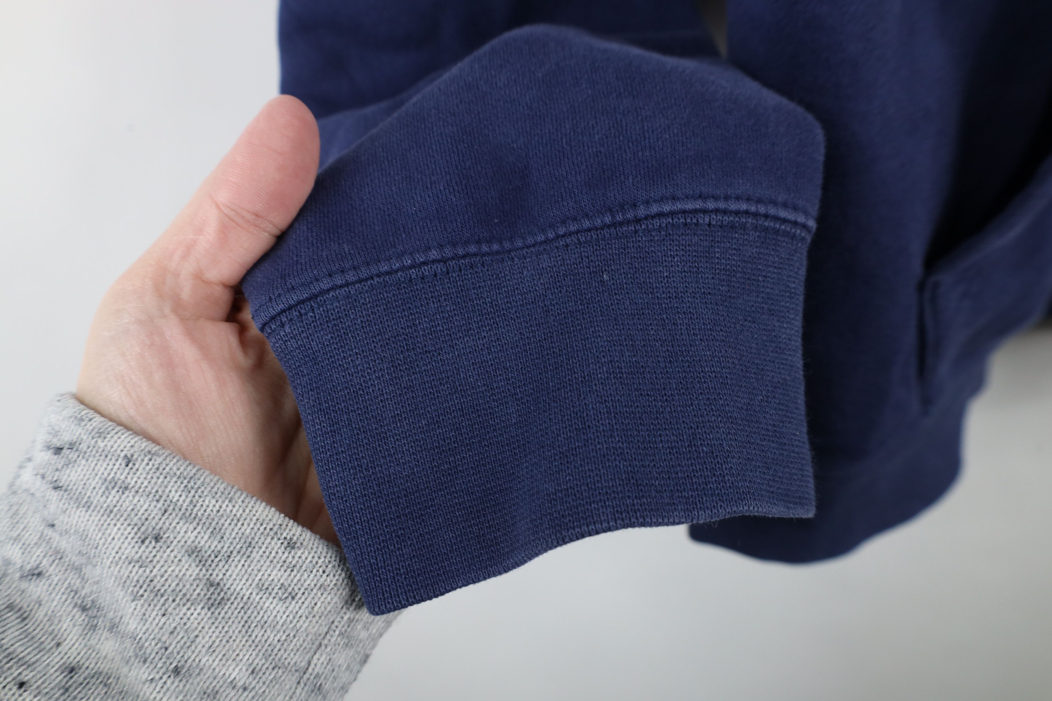 Nike × Vintage Vintage Y2K Nike Scott Mini Swoosh Hoodie Sweatshirt Blue Size US XL / EU 56 / 4 - 7 Thumbnail