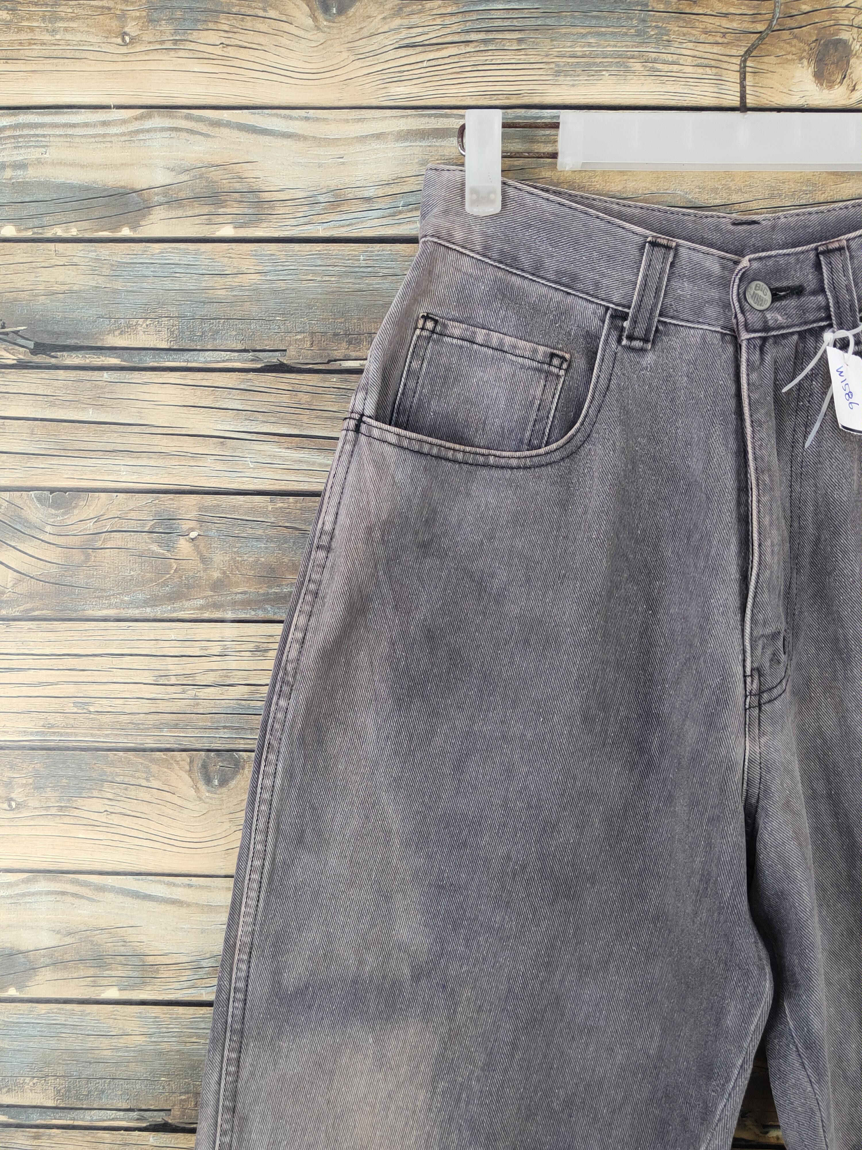 Big John Big John Dark Gray Distressed Ripped denim Jeans #W1586 Size US 28 / EU 44 - 3 Thumbnail