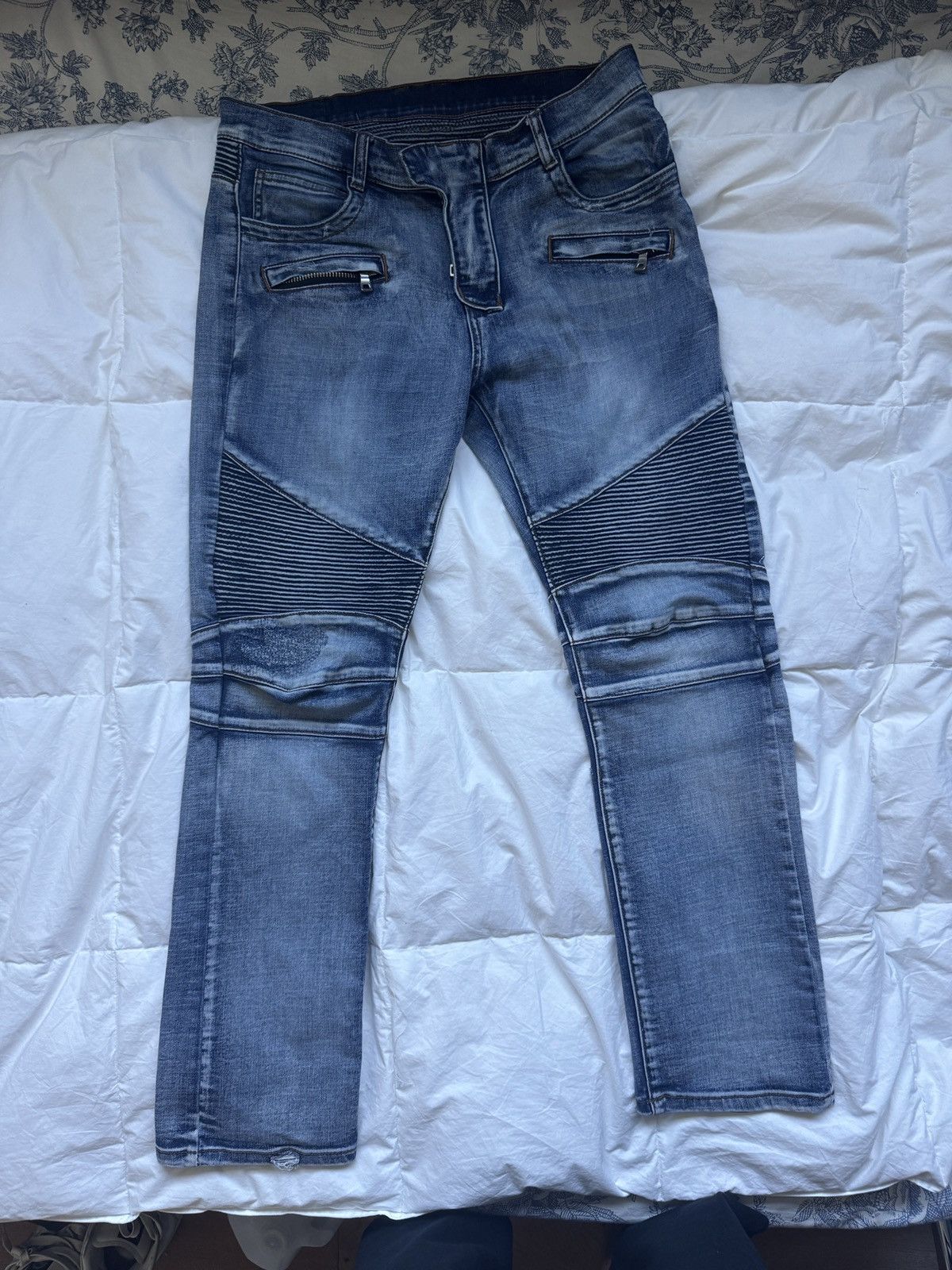 Pierre Balmain Balmain biker jeans Size US 32 / EU 48 - 1 Thumbnail