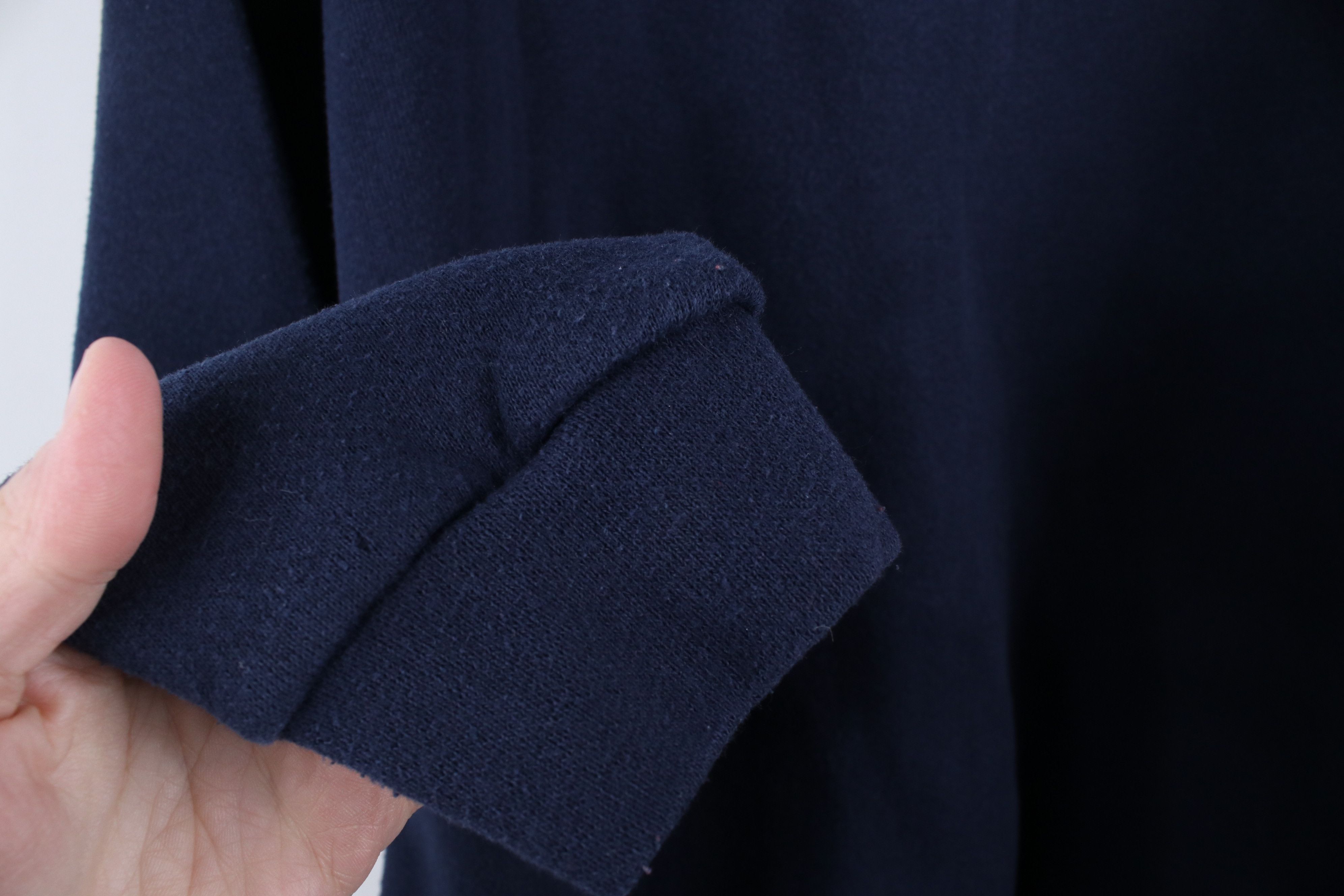 Vintage Vintage 90s Streetwear Tunic Turtleneck Sweatshirt Blue USA Size XL / US 12-14 / IT 48-50 - 6 Thumbnail