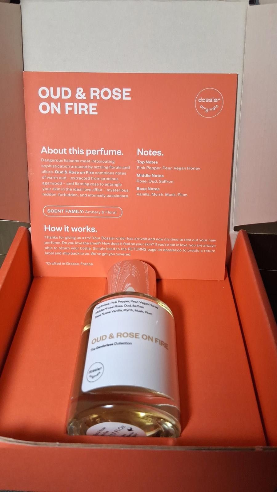 Other Dossier Originals Oud & Rose on Fire Eau de Parfum Size ONE SIZE - 1 Thumbnail