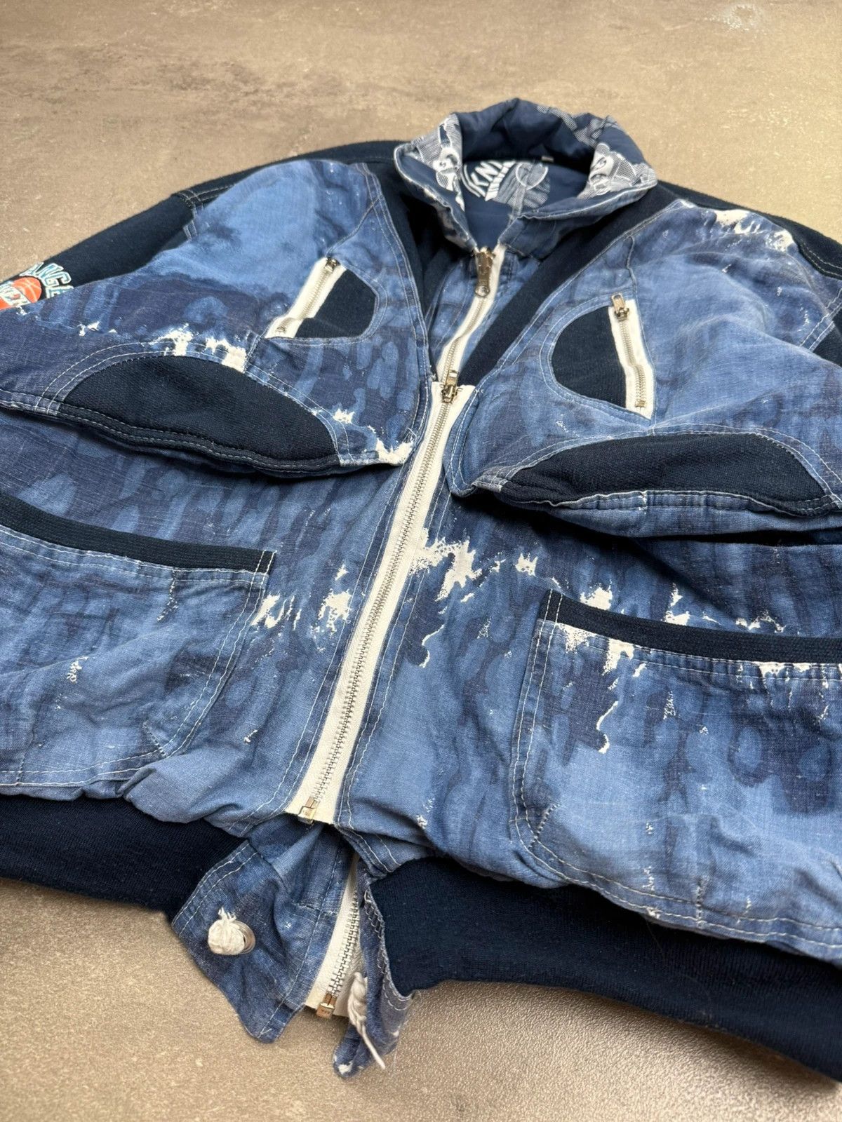 Los Angeles Apparel × Vintage Lakers Los Angeles bomber vintage double jacket 90s 1990s basketball street wear y2k rap hip hop Size US XL / EU 56 / 4 - 7 Thumbnail