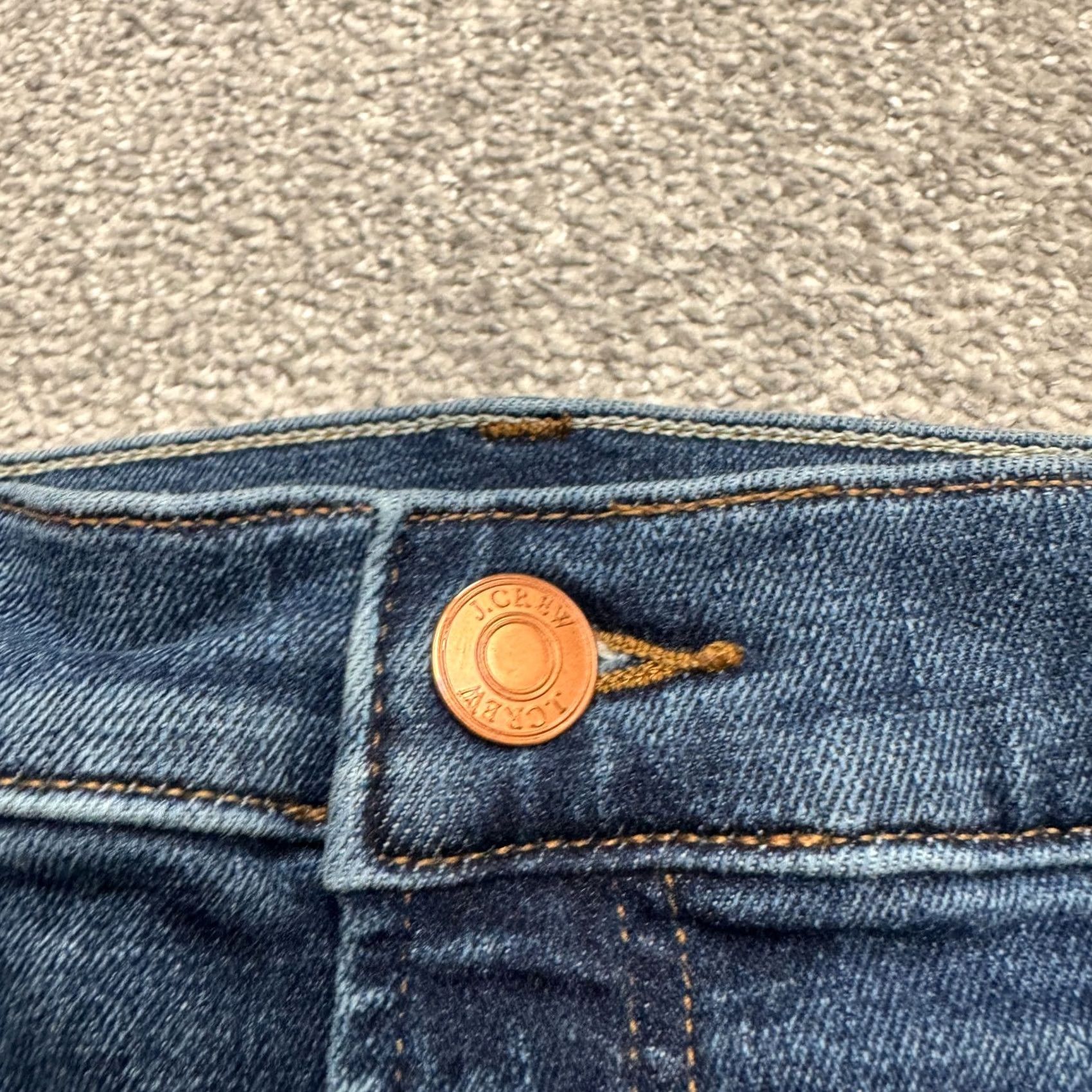 J.Crew J.Crew Jeans Toothpick Denim Skinny 32 Tall Blue Medium Wash Women Regular Fit Vintage No (whether to include vintage) Size 24" / US 00 / IT 34 - 3 Thumbnail