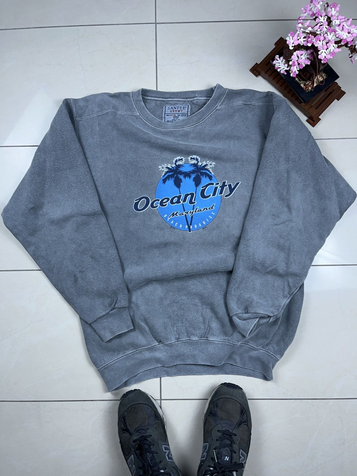 Vintage ➕ vintage 90s ocean city Maryland beach paradise sweatshirt Size US L / EU 52-54 / 3 - 3 Thumbnail