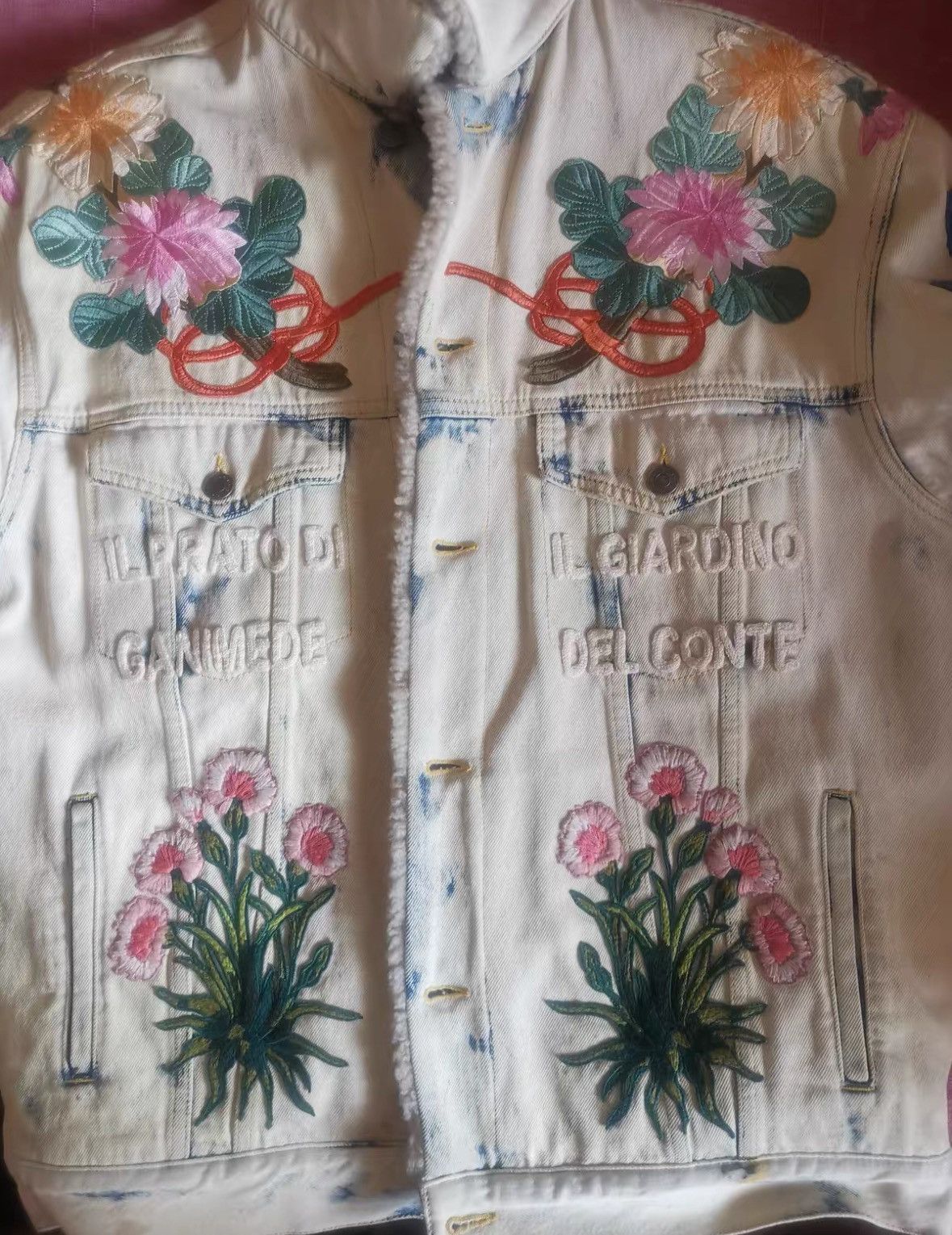 Gucci Gucci Phoenix Flower Embroidery Pickled Lamb Fur Jacket 25 Size US S / EU 44-46 / 1 - 1 Thumbnail
