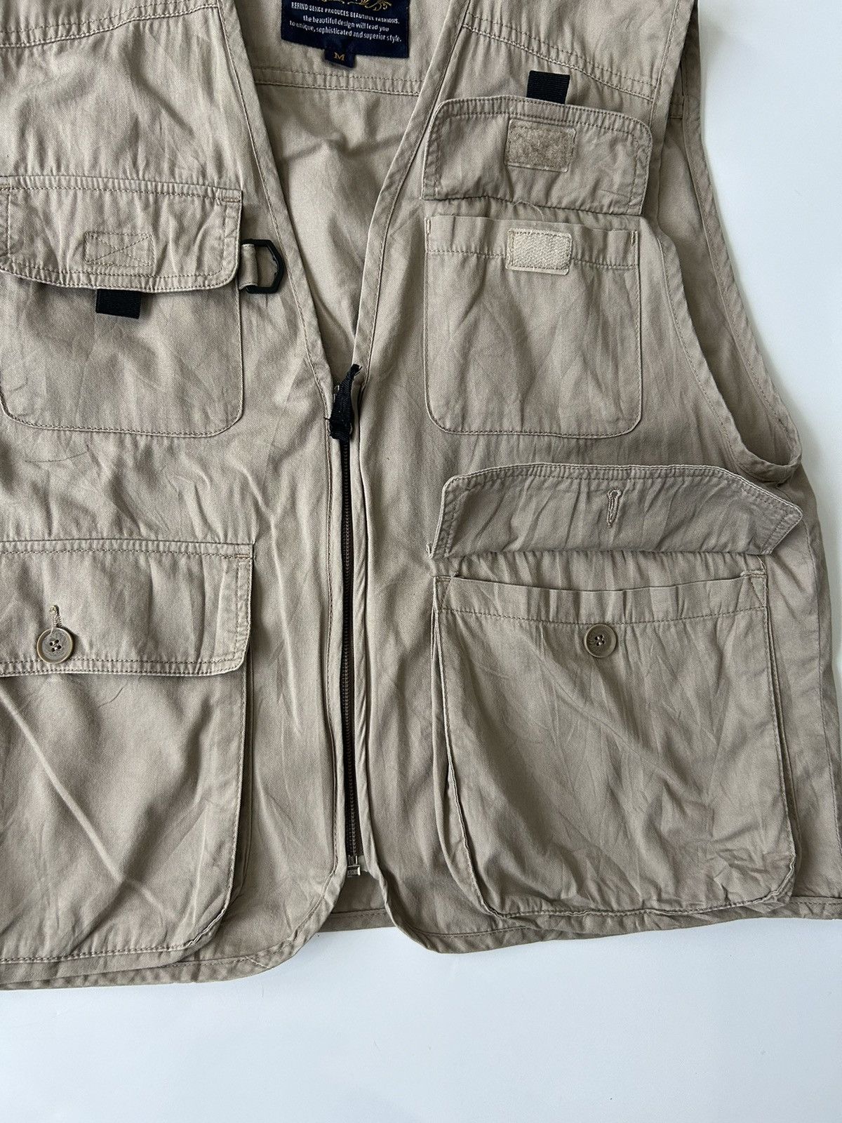 Japanese Brand GEMBONY VINTAGE OUTDOOR VEST Size US M / EU 48-50 / 2 - 2 Thumbnail