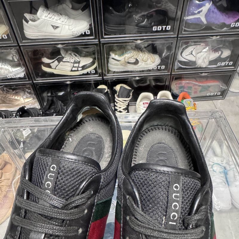 Gucci Gucci Leather Lace-Up Casual Sneakers for Men Size US 7.5 / EU 40-41 - 9 Thumbnail