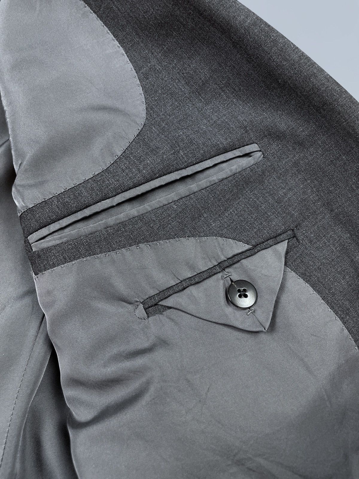 Tom Ford TOM FORD Base F 100% Wool Solid Suit Jacket Pants Size 48R Size 48R - 20 Thumbnail