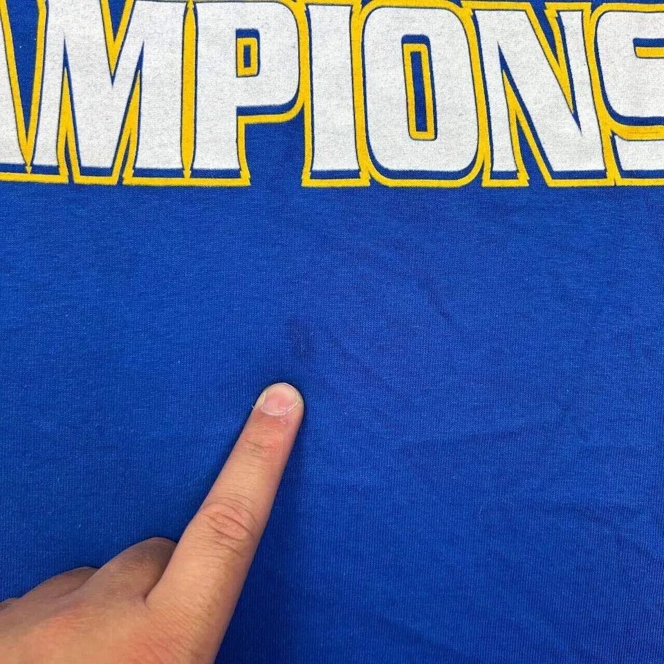 NBA Golden State Warriors GSW Shirt Men XL NBA The Finals Cotton Size US XL / EU 56 / 4 - 3 Thumbnail