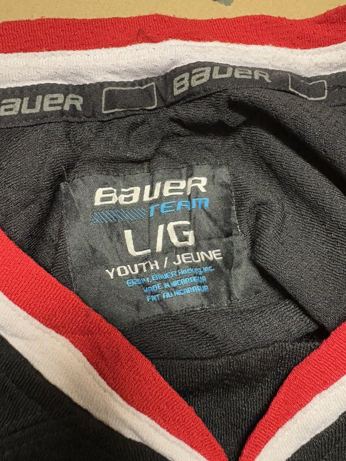 Starter VINTAGE RARE Bauer CHICAGO BLACKHAWKS HOCKEY JERSEY #02 YL Size ONE SIZE - 3 Thumbnail