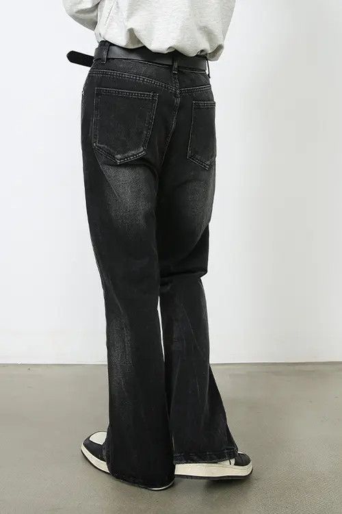 Japanese Brand × Jean Loose straight men's retro casual flared jeans Size US 32 / EU 48 - 4 Thumbnail