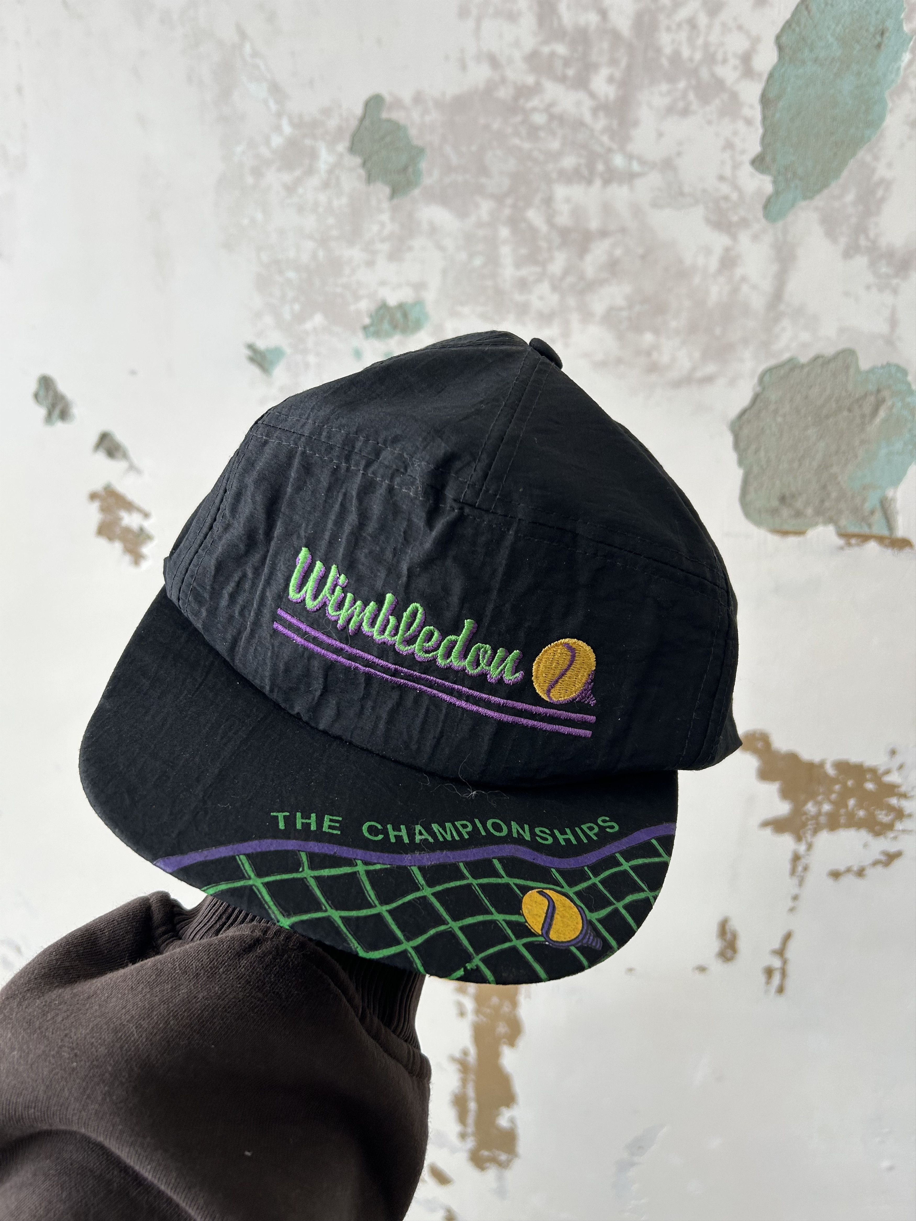 Vintage Vintage Wimbledon Hat Cap strap back authentic Tennis Size ONE SIZE - 2 Thumbnail