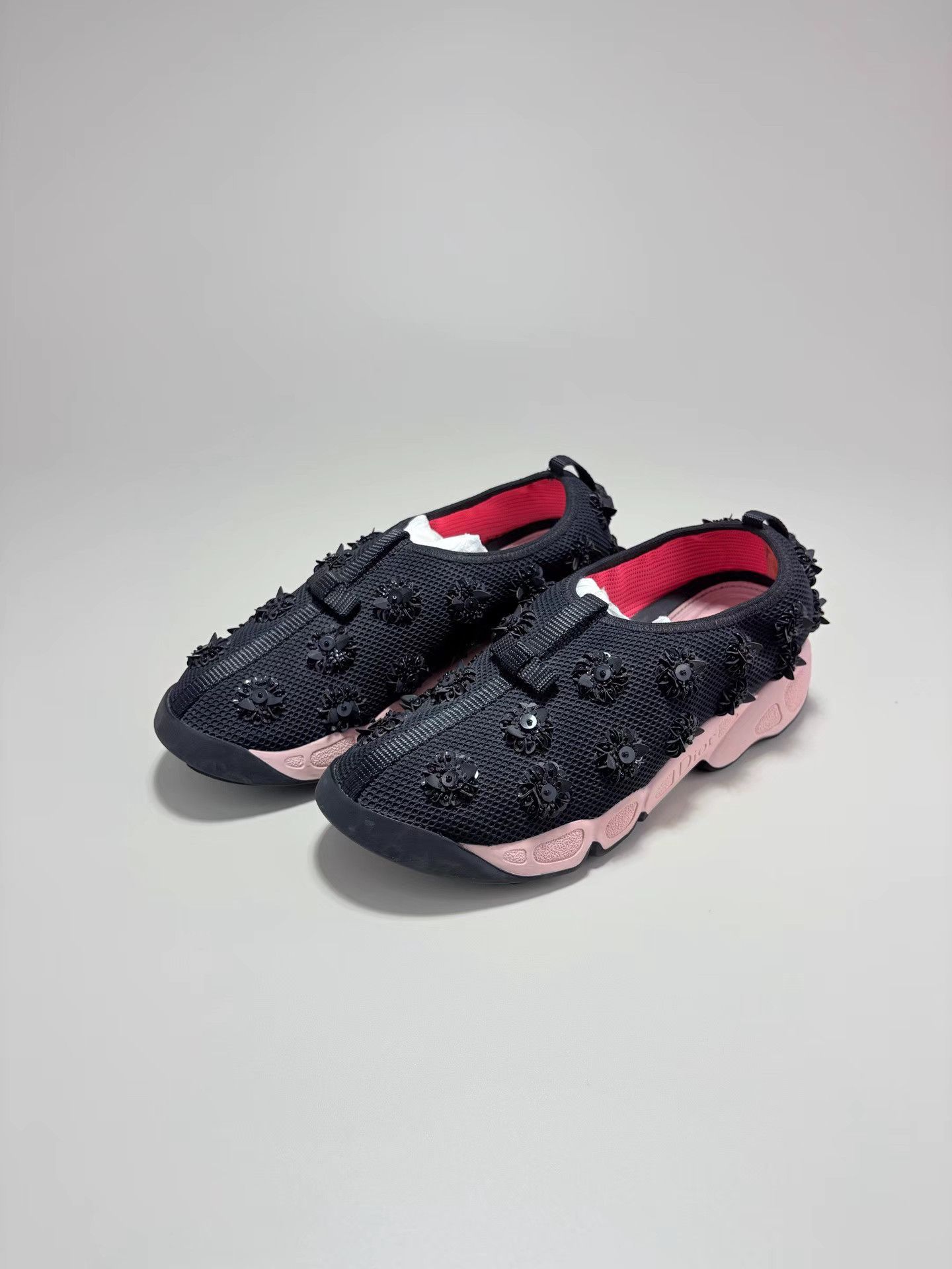 Dior DIOR Sequin Mesh Garden Sneakers K1 Size US 6.5 / IT 36.5 - 1 Thumbnail