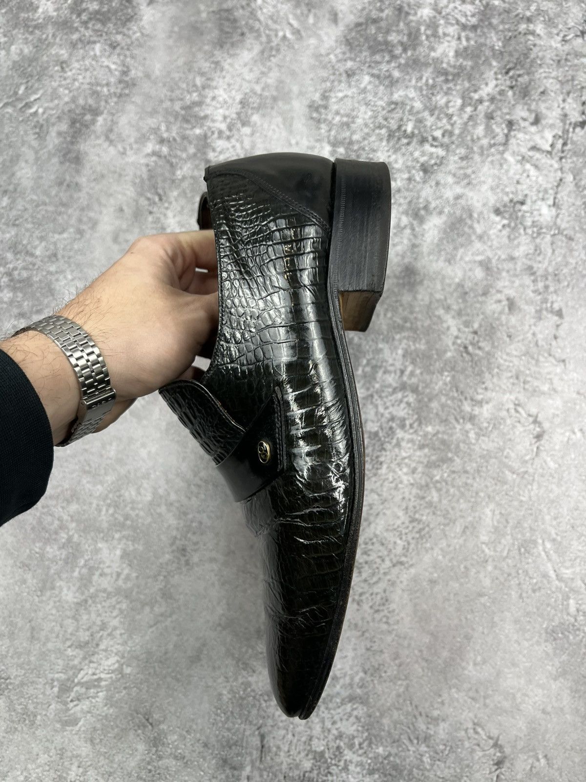 Grenson Grenson Mens Black Classic Shoes Leather Size US 9 / EU 42 - 9 Thumbnail