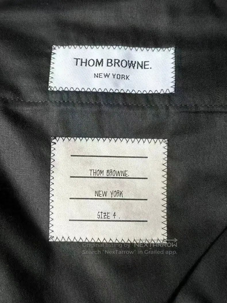 Thom Browne Thom Browne size 4 Medium Gray Wool Blazer Shorts Size US 29 - 2 Thumbnail
