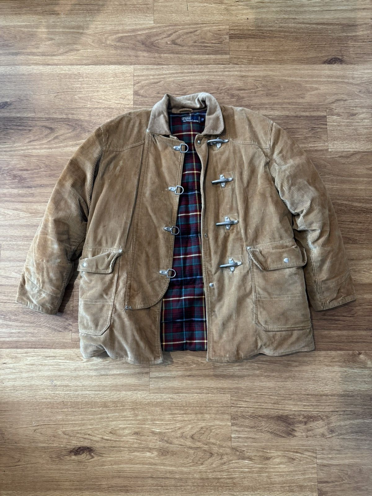 Polo Ralph Lauren Vintage Ralph Lauren Fireman Corduroy Lobster Clasp Jacket Size US L / EU 52-54 / 3 - 1 Thumbnail