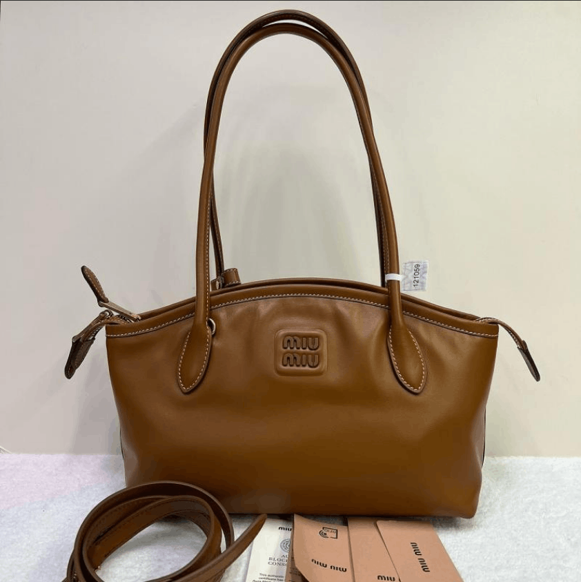 Miu Miu Miu Miu Nappa Leather Shoulder & Handheld Bag Size ONE SIZE - 1 Thumbnail