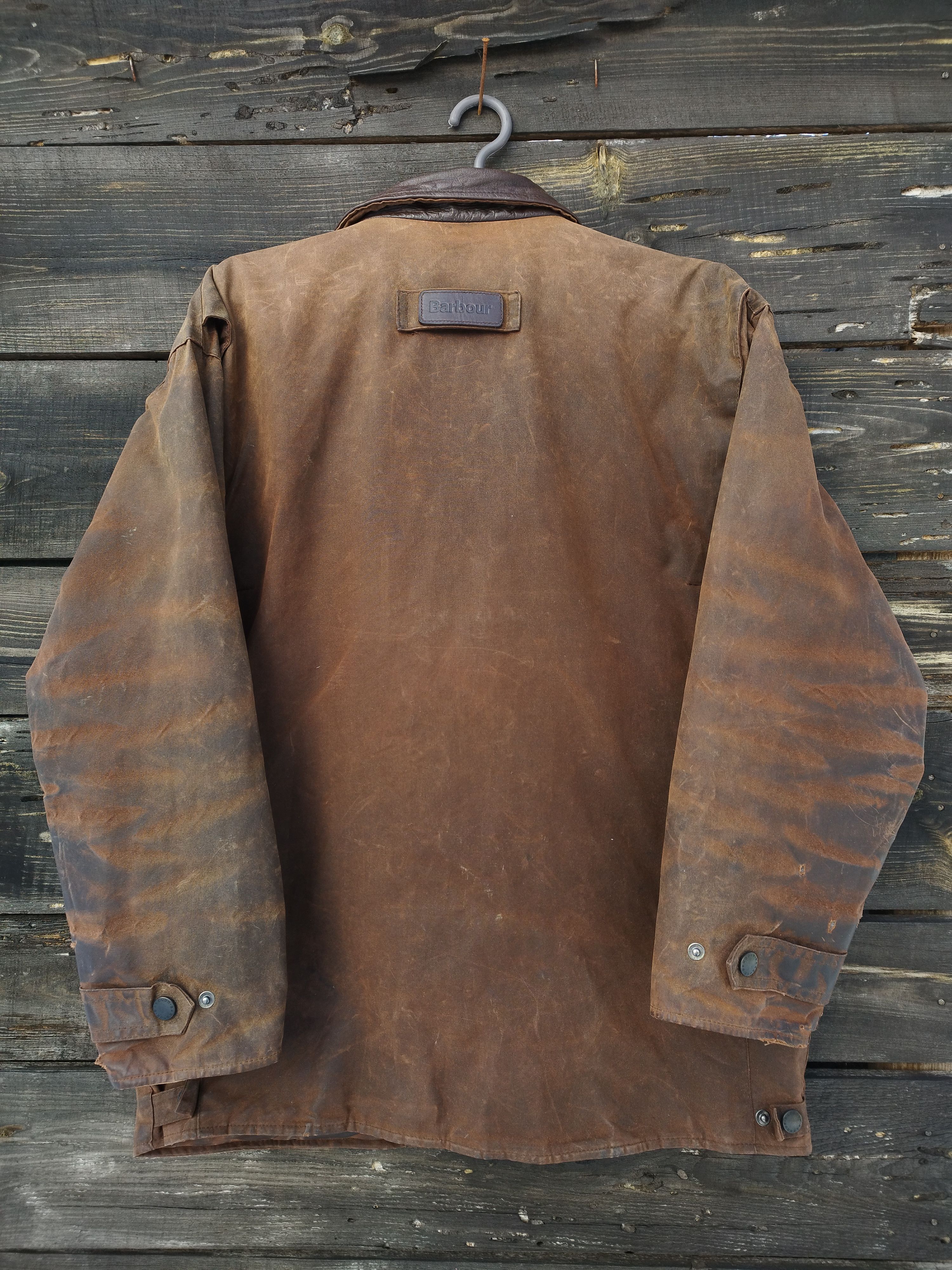 Barbour Barbour A1550 Bushman Waxed Cotton Jacket Brown Size M Size US M / EU 48-50 / 2 - 15 Thumbnail