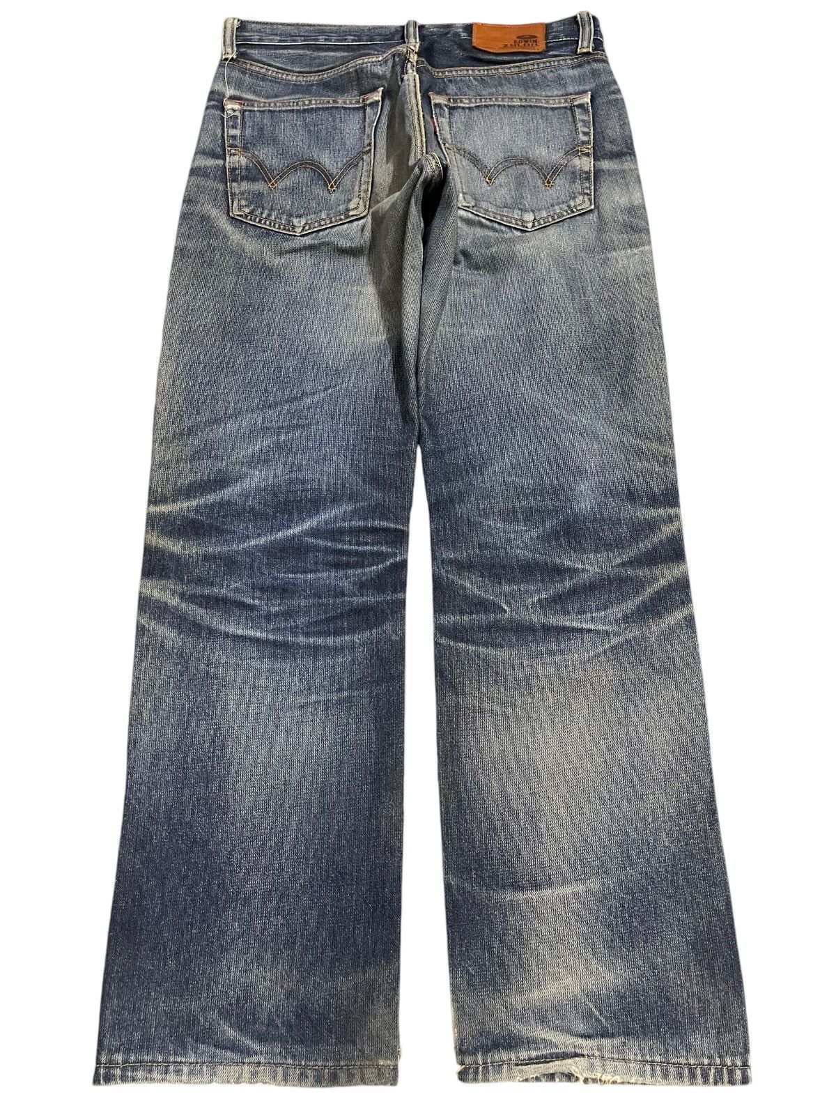 Edwin Vintage Edwin Mud Wash Distress Loose Style Jeans Size US 31 - 2 Thumbnail