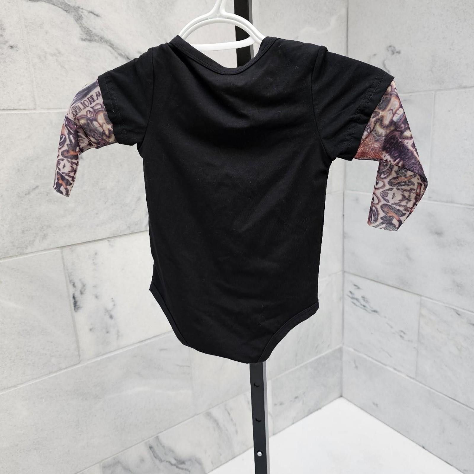 Other Baby one piece suit with tattoo sleeves Size ONE SIZE - 6 Thumbnail
