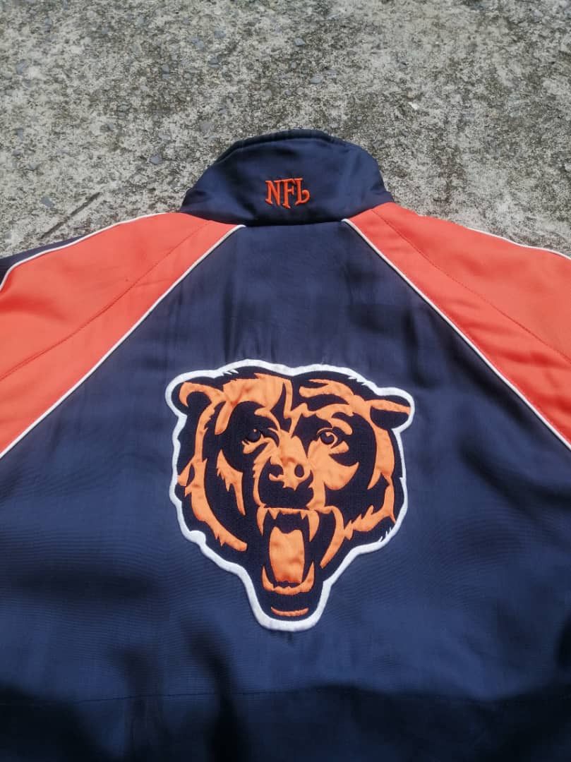 NFL NFL Chicago Bears Reversible Heavy Jacket Size US XL / EU 56 / 4 - 6 Thumbnail