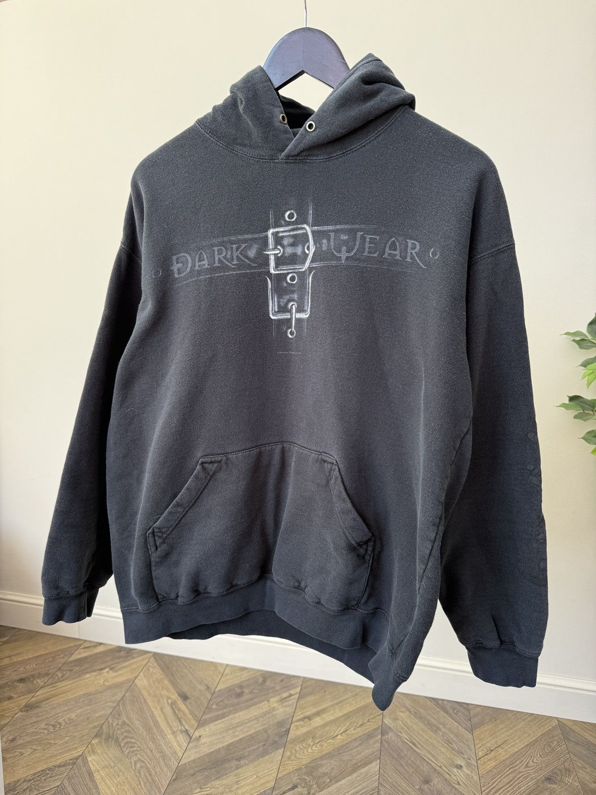 Vintage Vintage Spiral Gothic Skull Faded Distressed Y2K Rare Hoodie Size US M / EU 48-50 / 2 - 4 Thumbnail