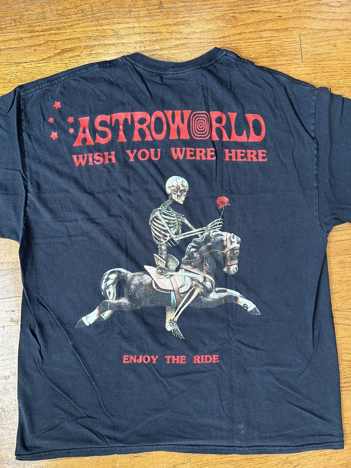 Travis Scott Travis Scott Astroworld enjoy the ride shirt | Grailed