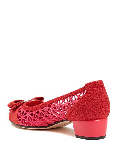 o1s1rm0924 Ballet Flats in Red/Pink