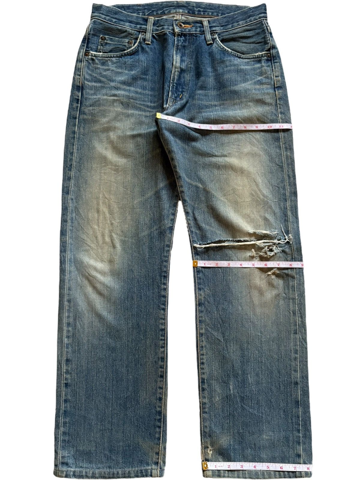 Edwin Vintage Japanese Edwin 505xx Selvedge Mud Wash Baggy Jeans Size US 32 / EU 48 - 15 Thumbnail