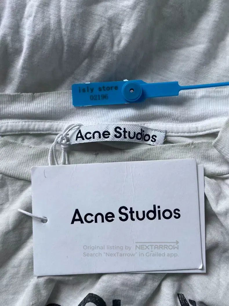 Acne Studios Acne Studios 1996 Series Lettering Logo Distressed Printed Size US M / EU 48-50 / 2 - 5 Thumbnail