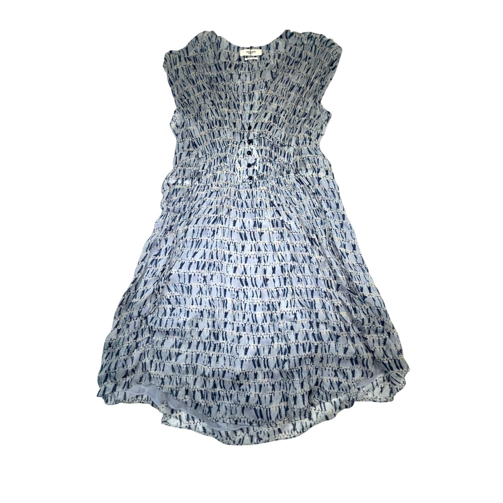 Isabel Marant Isabel Marant Étoile Segun Tie-Waist Mini Dress Women's 8 Size M / US 6-8 / IT 42-44 - 4 Thumbnail