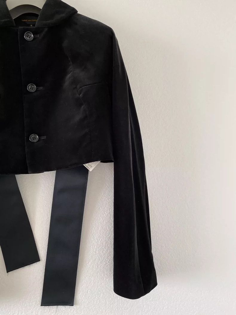 Comme des Garcons Comme Des Garcons Blue Witch Period Back Satin Ribbon Deco Size S / US 4 / IT 40 - 4 Thumbnail