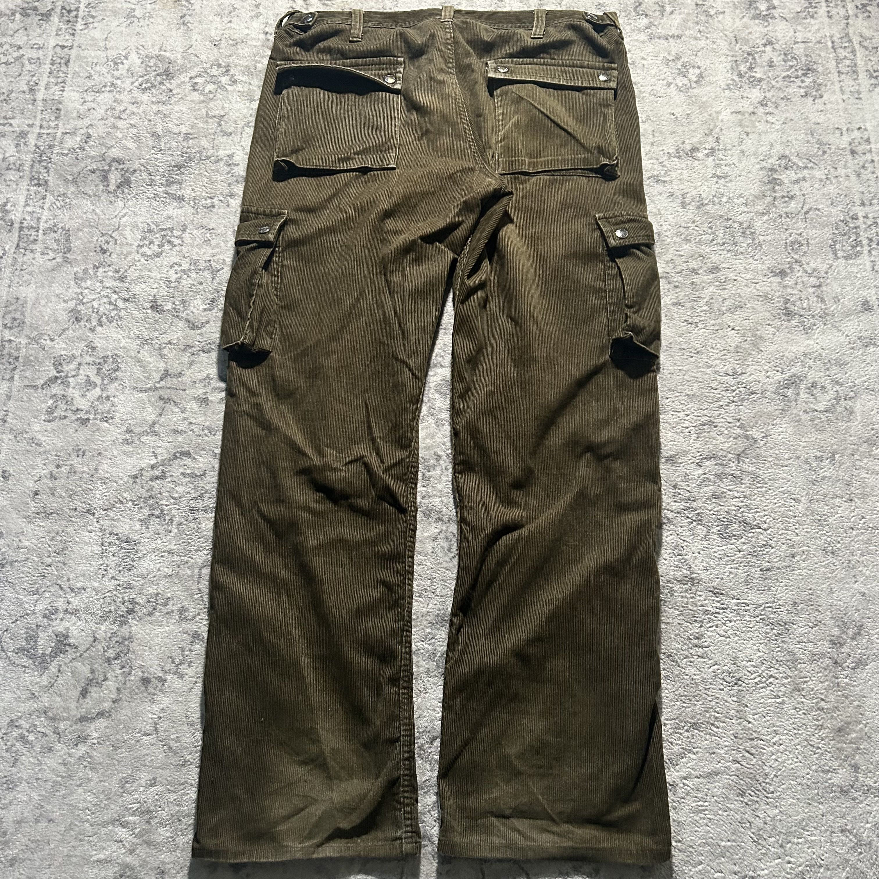 Bape Vintage Bape Corduroy Cargo Pants | XL Size US 32 / EU 48 - 9 Thumbnail