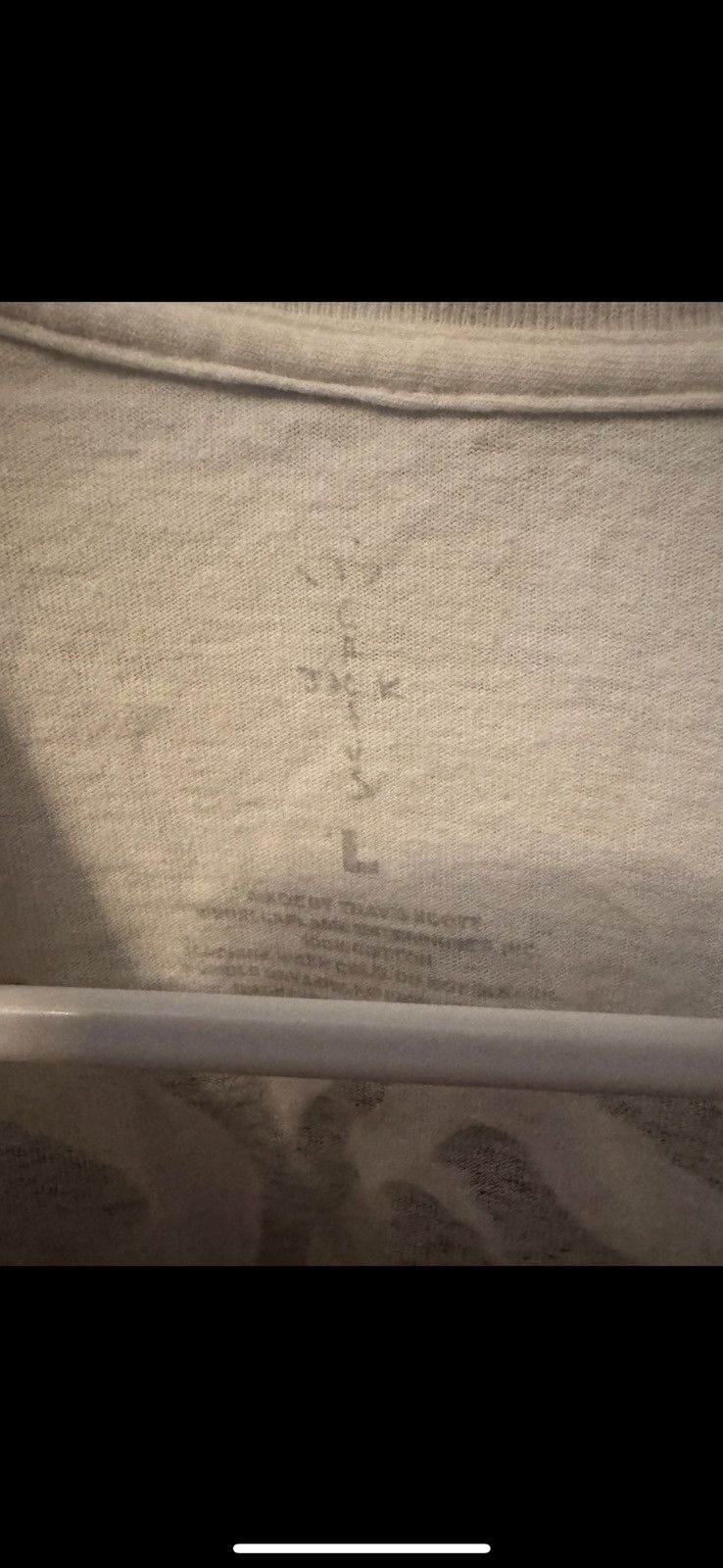 Travis Scott fragment trav tee Size US L / EU 52-54 / 3 - 3 Thumbnail