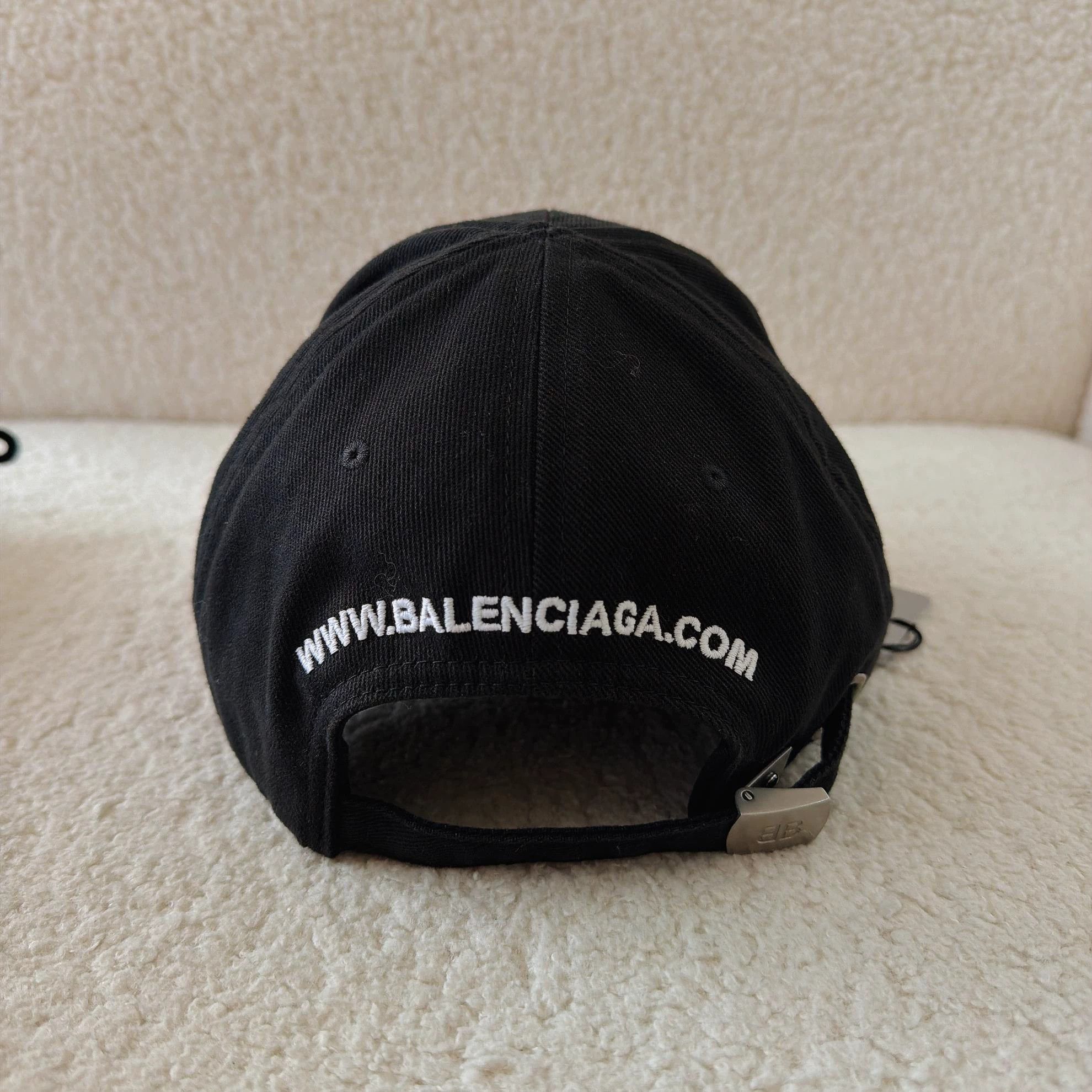 Balenciaga Balenciaga Black Logo Cap L Size ONE SIZE - 3 Thumbnail