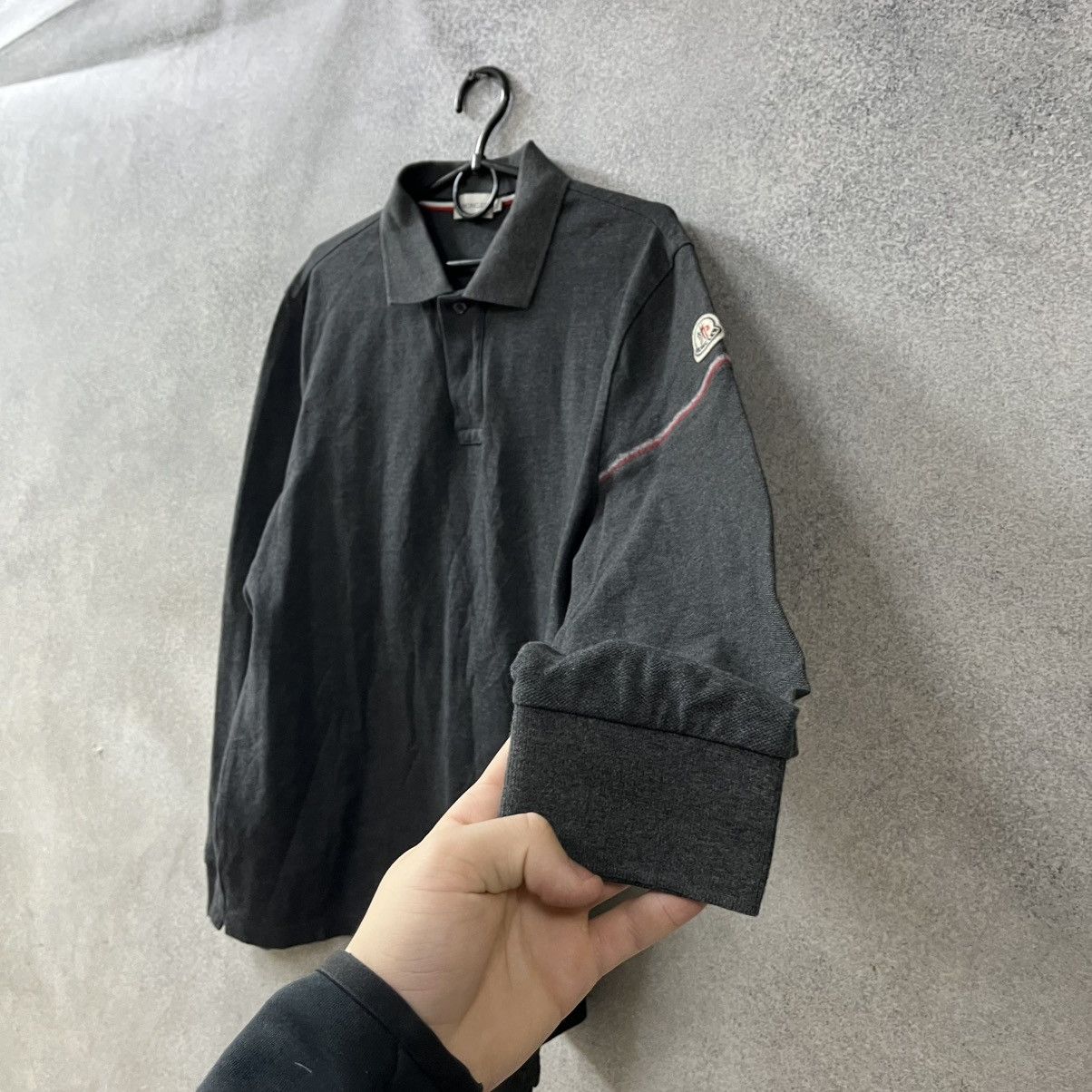 Moncler Moncler Polo Long Sleeve Size US XL / EU 56 / 4 - 7 Thumbnail