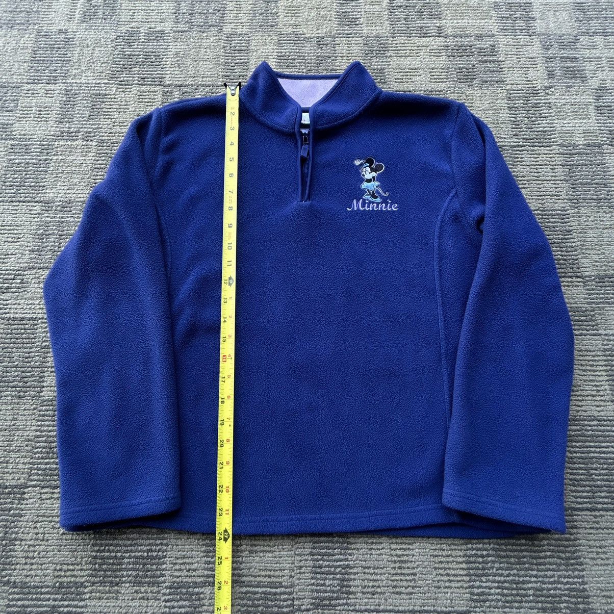 Disney Disney Y2K Minnie Mouse Quarter-Zip Pullover Sweatshirt Size M / US 6-8 / IT 42-44 - 3 Thumbnail