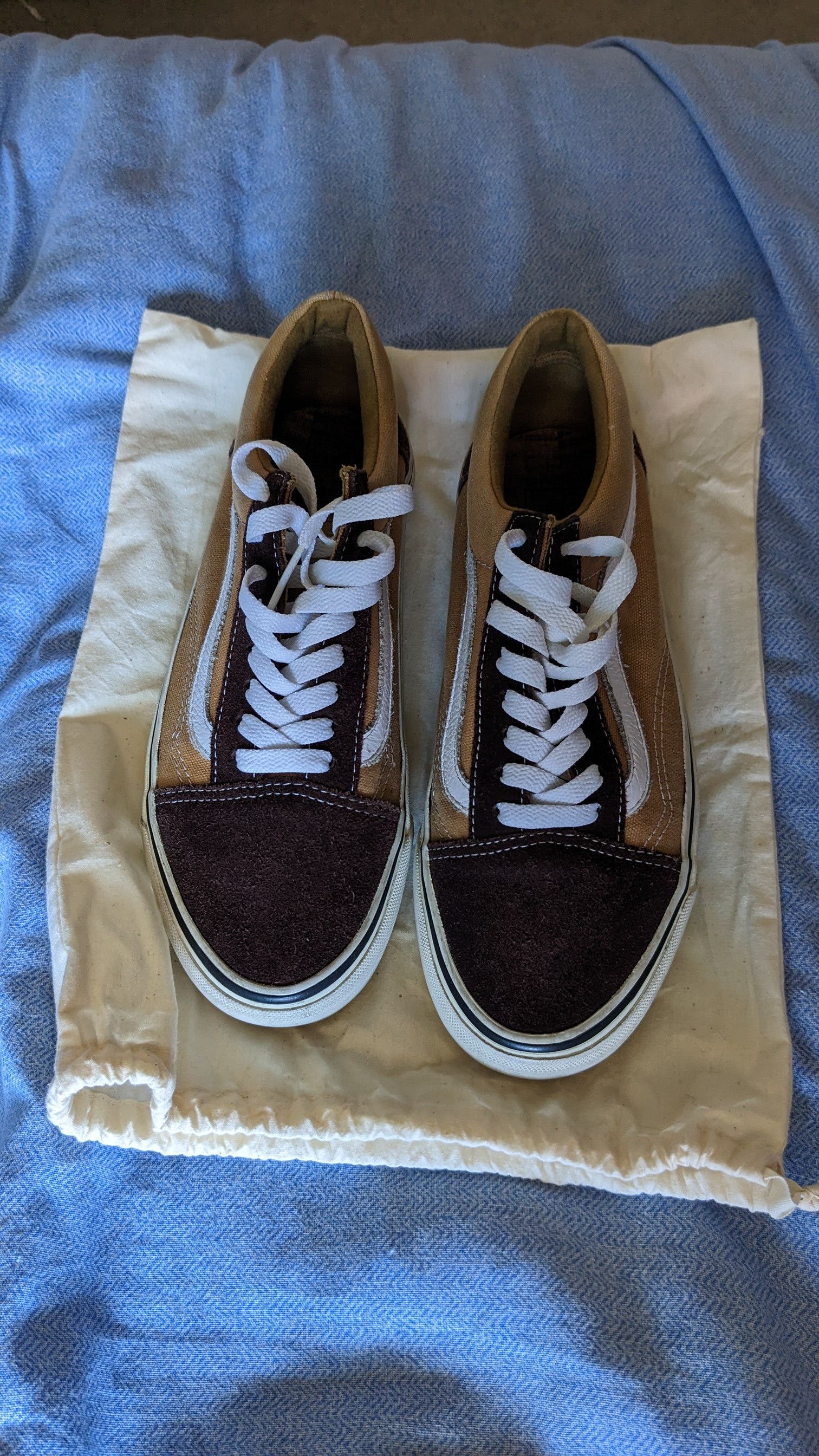 JJJJound × Vans Tan Old Skool Size US 7 / EU 40 - 1 Thumbnail
