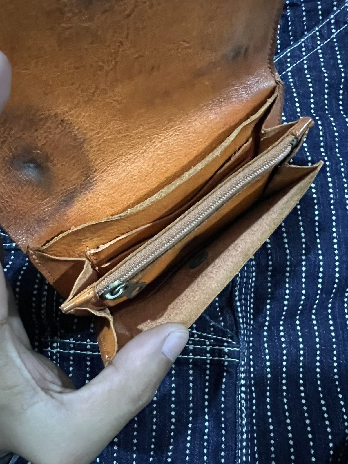 Il Bisonte Il Bisonte 🇮🇹 Hand Craft Leather Patina Bifold Wallets Size ONE SIZE - 8 Thumbnail