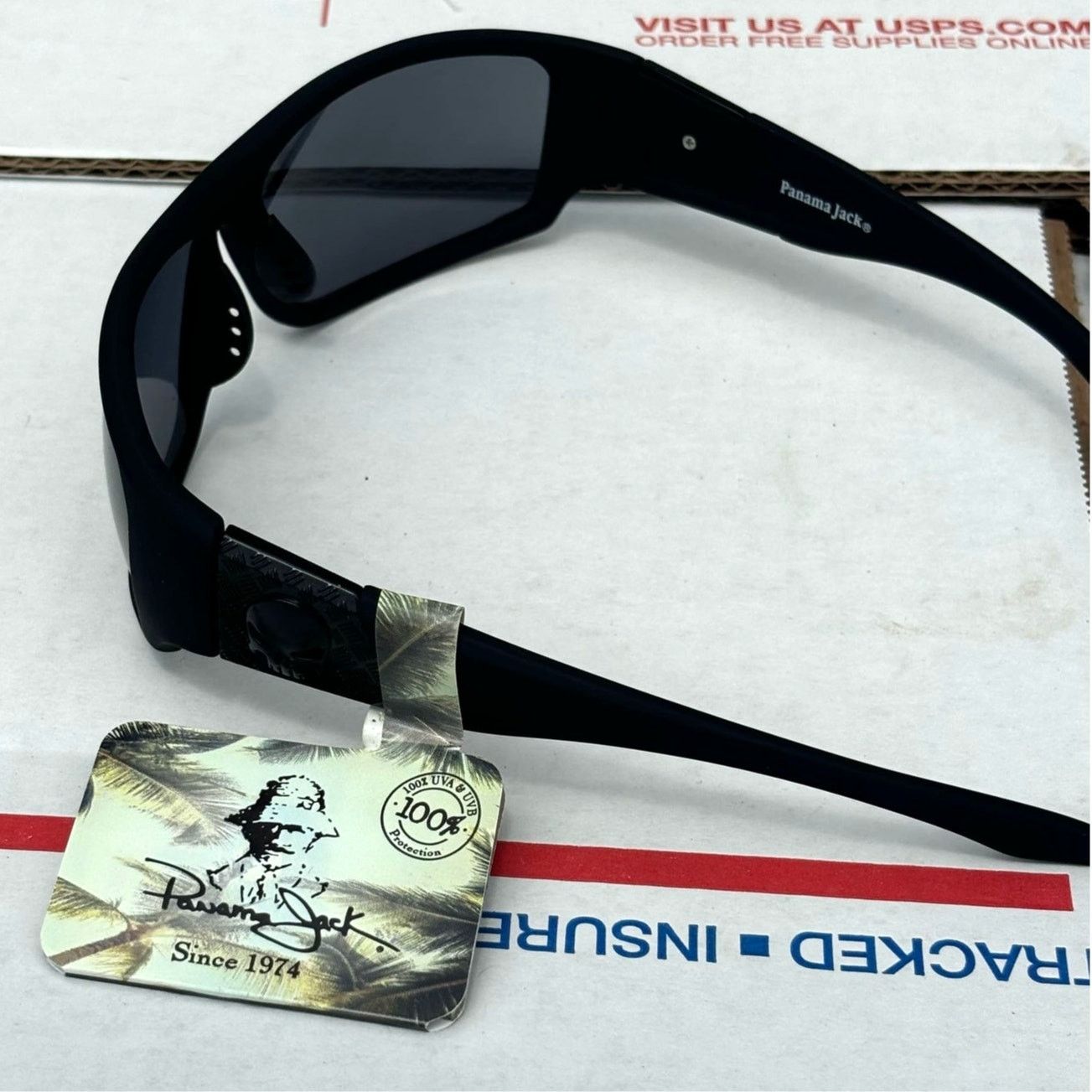 Panama Jack Black Skull Panama Jack Men's Sunglasses Size ONE SIZE - 4 Thumbnail