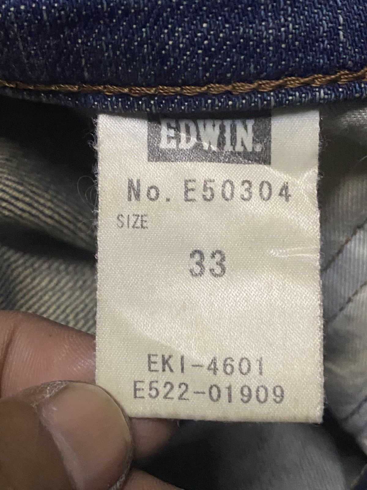 Japanese Brand Vintage Japanese Brand Edwin 503 Mud Wash Distressed Jeans Size US 34 / EU 50 - 17 Thumbnail