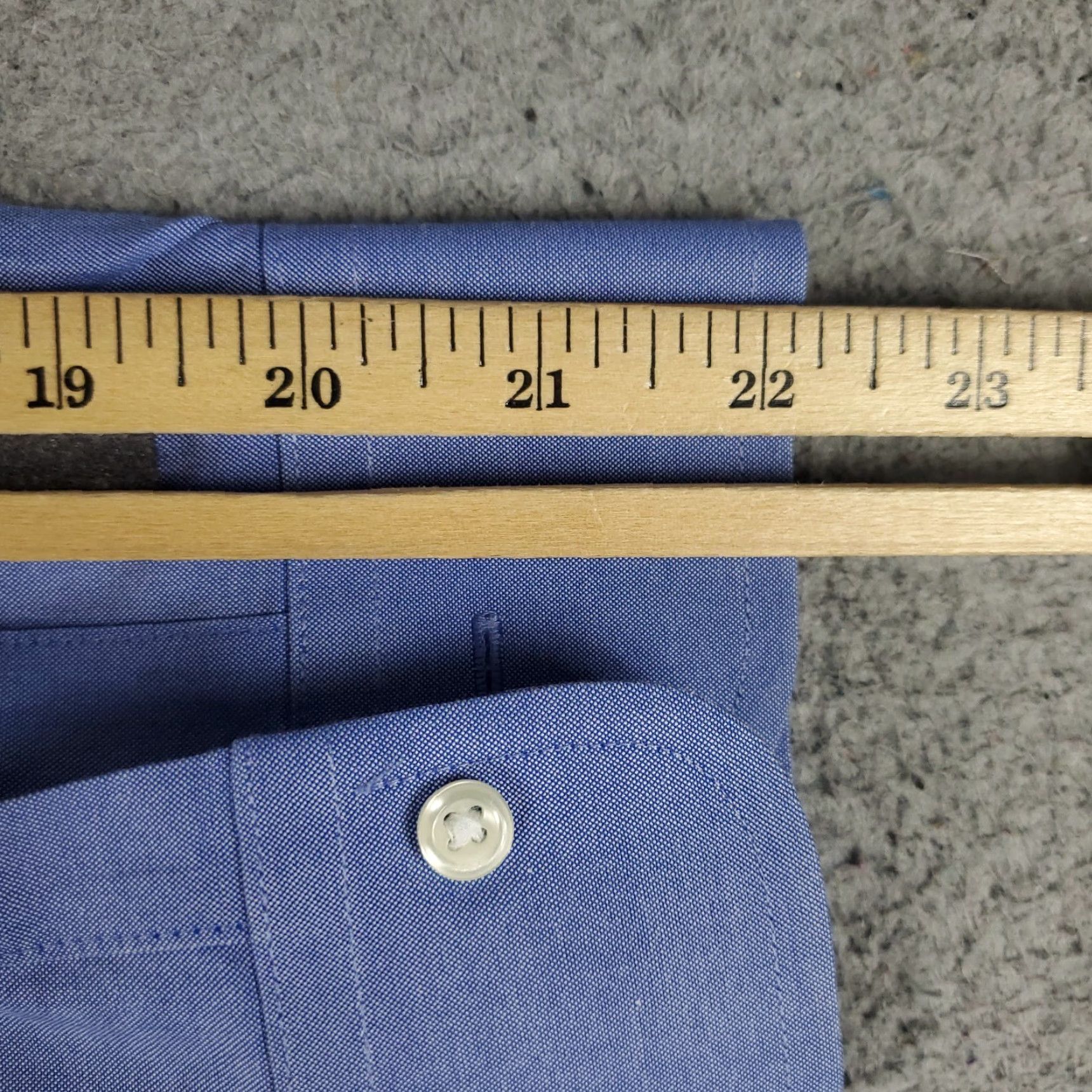 Brooks Brothers VINTAGE Brooks Brothers Shirt Mens 16.5 Blue Traditional Dress Button Up Long Sleeve Size 42R - 6 Thumbnail