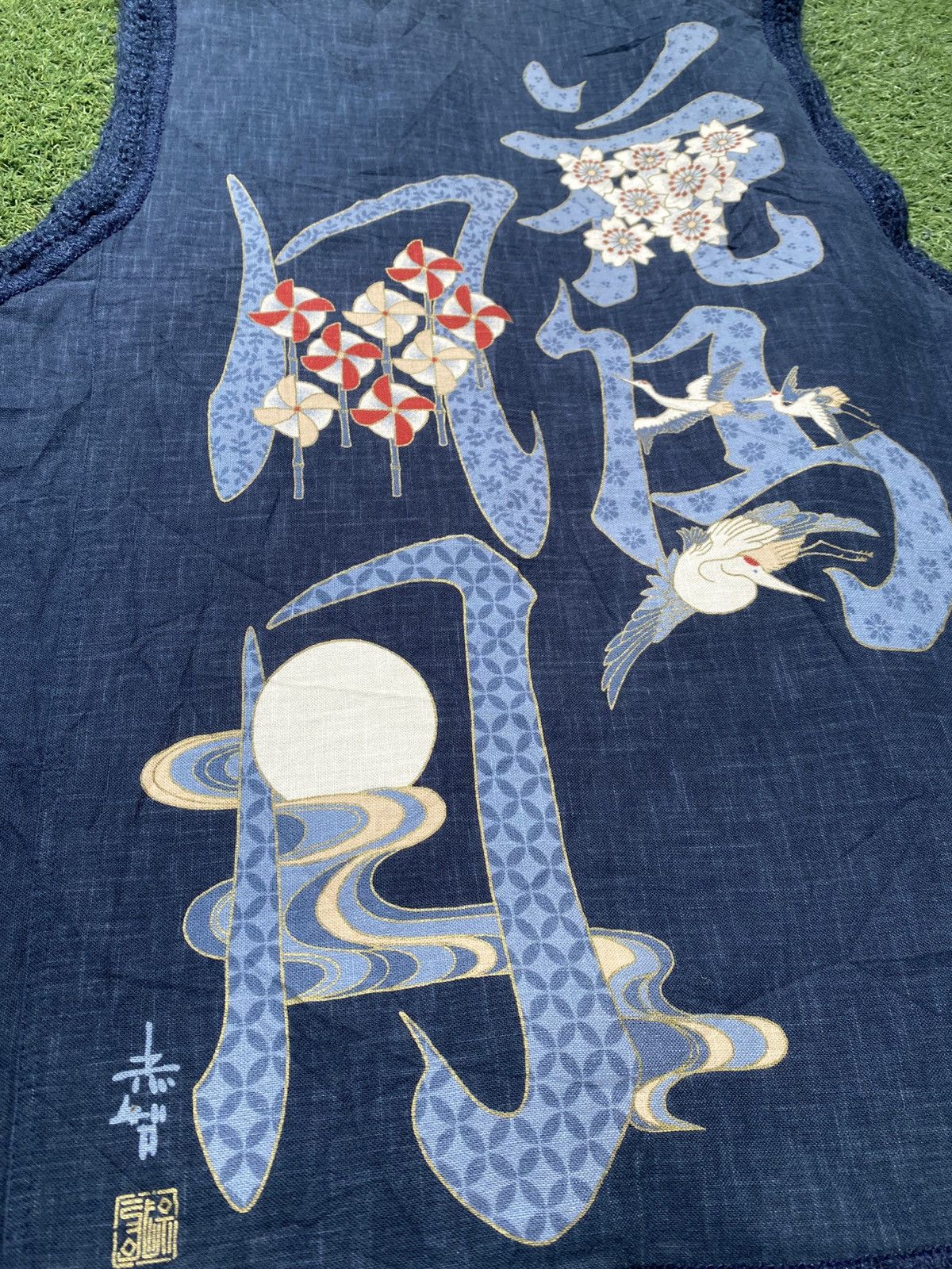 Japanese Brand × Vintage Japanese Sleeveless Kimono Size US XL / EU 56 / 4 - 3 Thumbnail