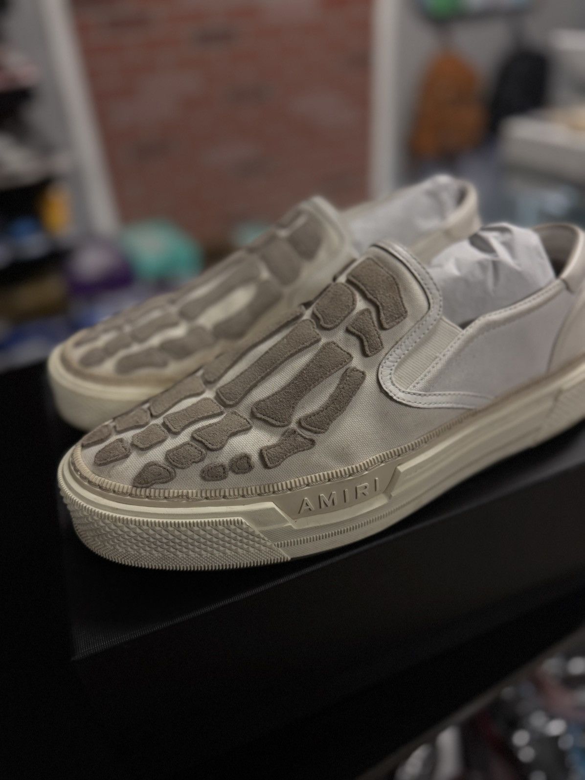 Amiri Bone Amiri Low Top Sneakers Size 46EU/13US W BOX Size US 13 / EU 46 - 7 Thumbnail