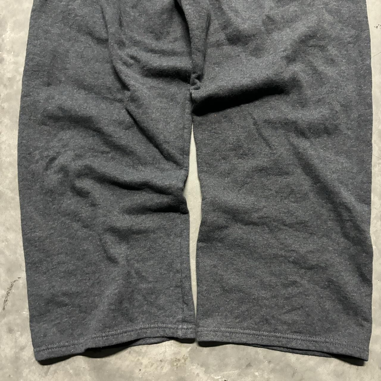 Japanese Brand × Vintage Crazy Vintage Y2K/2000s Baggy Dark Grey Skater Essential Sweatpants! Size US 36 / EU 52 - 5 Thumbnail