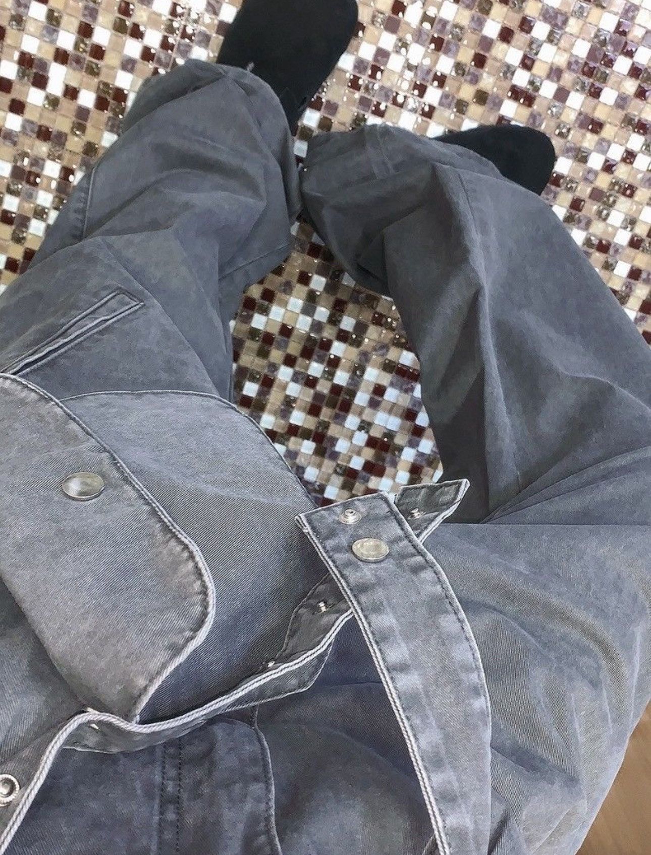 Japanese Brand × Vintage Utility grunge y2k faded waist bag pants Size US 30 / EU 46 - 5 Thumbnail